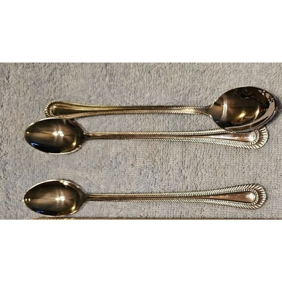 Set of 7 Wickham-Aldridge (Stainless) by RSVP FLATWARE Iced Tea Spoons - Picture 8 of 10